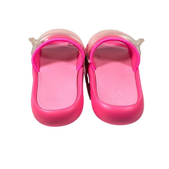 Adidas Adilette Zplaash Lucid Pink Slide Sandals Men 9 Women 10 Pool Cruise NWT - Picture 7 of 12